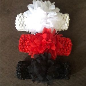 Set of 3 baby girl headbands *NWOT*